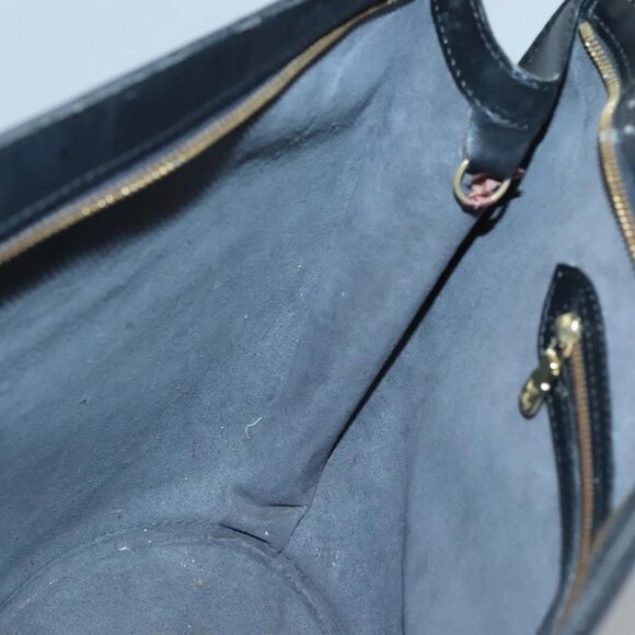 LOUIS VUITTON Epi Saint Jacques Shopping Shoulder Bag Black M52262 Auth 119122 - Picture 11 of 16